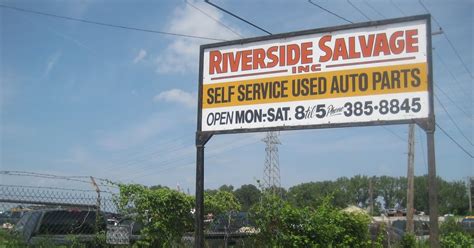 Riverside salvage - North Carolina. Ohio. Oklahoma. South Carolina. Tennessee. Texas. Wisconsin. Search LKQ Pick Your Part locations for Quality Used OEM Auto Parts at Discount Prices. We Offer Top Dollar for Junk Cars and We'll Even Pick It Up. 